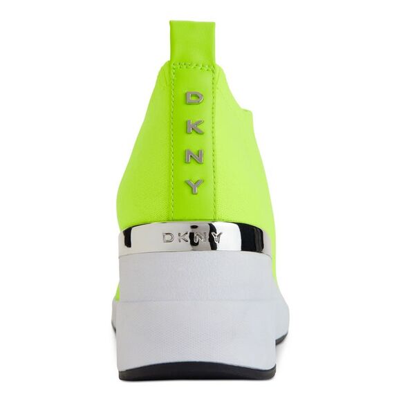 DKNY Womens Green Parks Round Toe Wedge Slip On Sneakers 6.5 - Picture 2 of 5